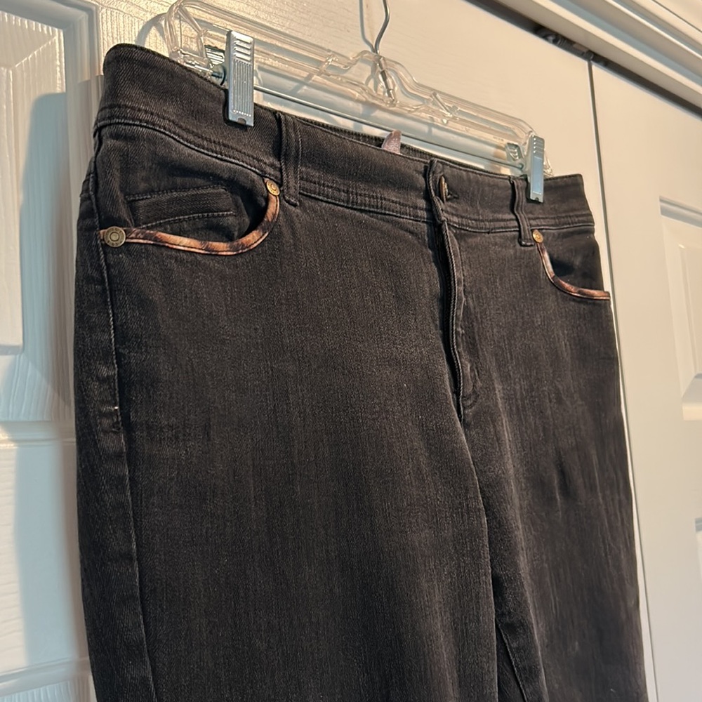 Chico Jeans w/ animal print trim